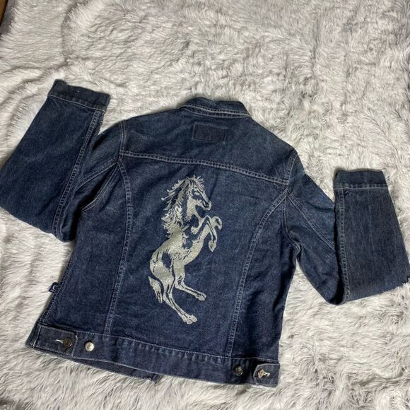 Crest Trucker Style Jean Jacket - Picture 3 of 7